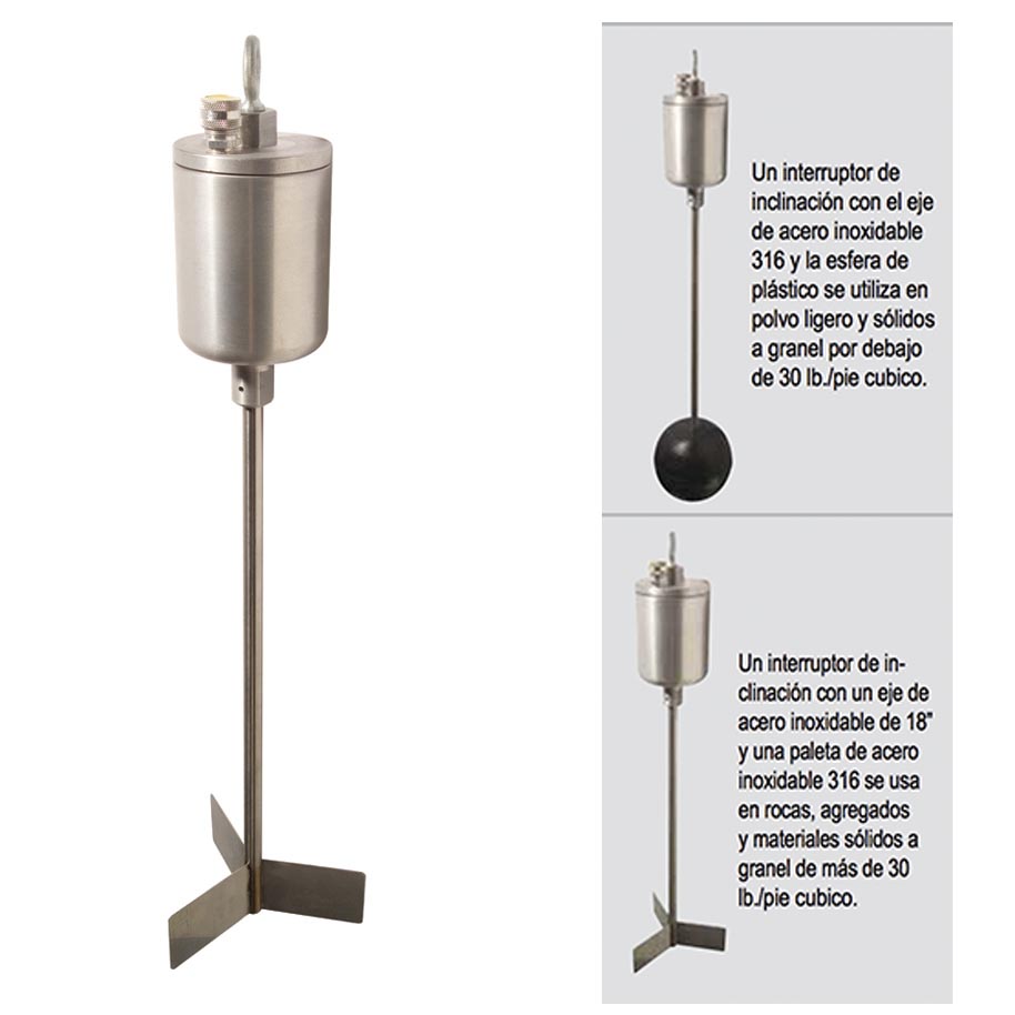 Interruptor de inclinación para materiales grandes y pesados | BM-T | BINMASTER