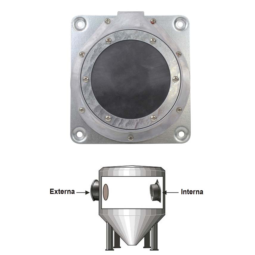 Interruptor de diafragma para control de nivel de materiales granulados para aplicaciones peligrosas | BM 45 | BINMASTER