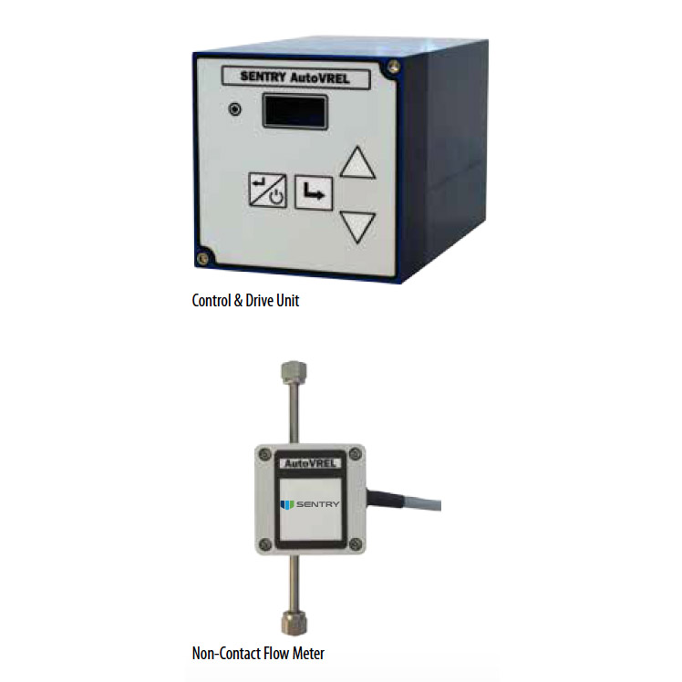 Controlador de flujo automático para paneles de muestras | AutoVREL | Sentry Equipment