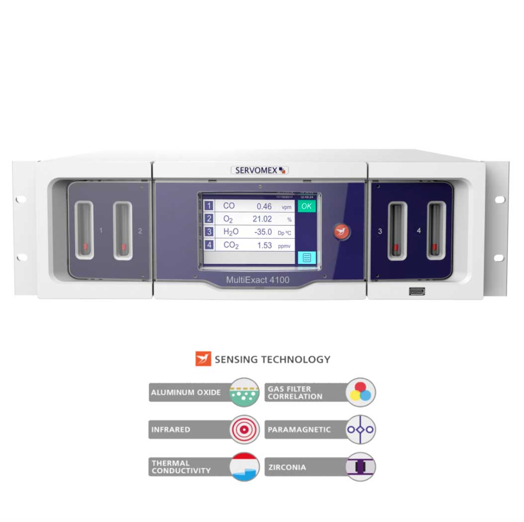 Analizador multigás para gases industriales y médicos | SERVOPRO MultiExact 4100 | SERVOMEX